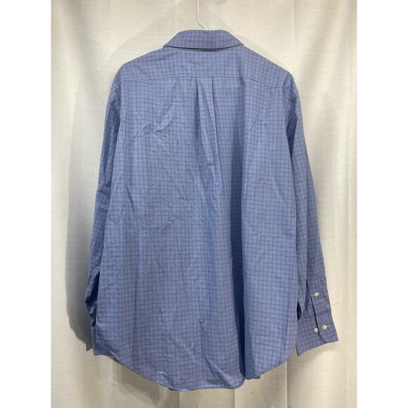 Lauren Ralph Lauren Men’s‎ Button Down Shirt Long Sleeve Blue Size 17.5 34/35 - Picture 3 of 6